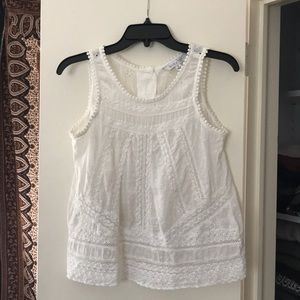 Gorgeous Lacey Flowing Tank NWOT